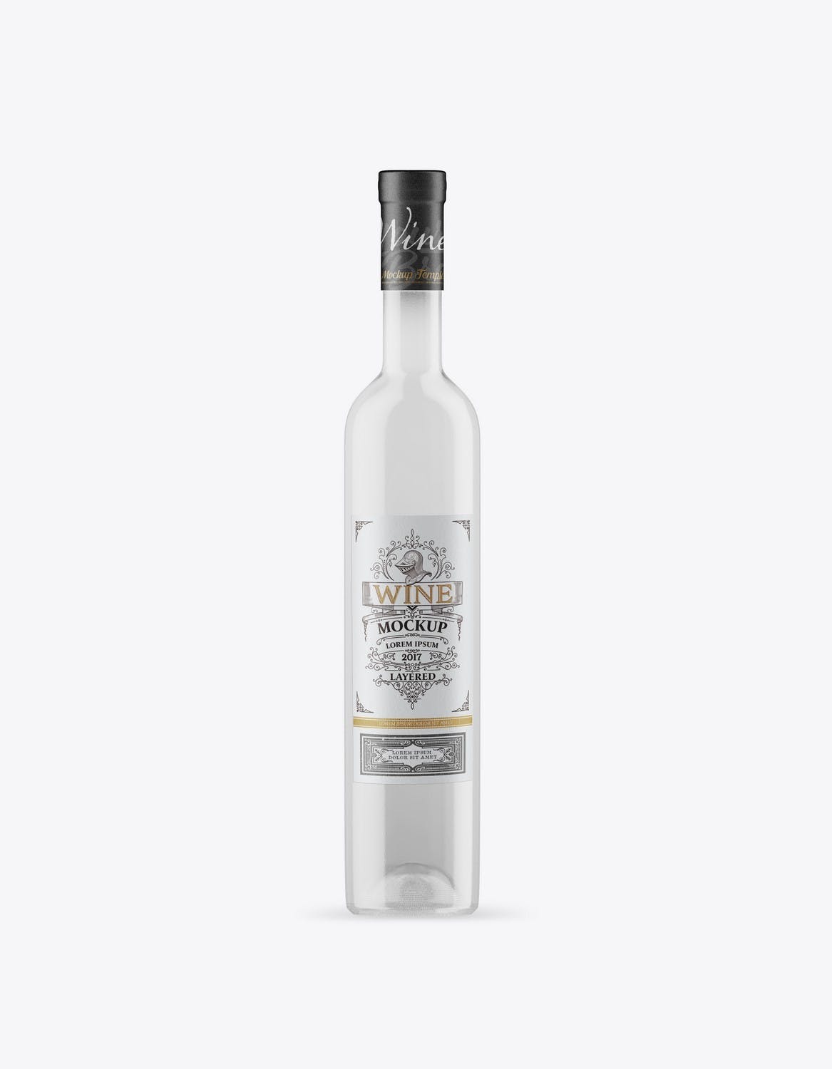 葡萄酒瓶包装设计样机 Set Wine Bottles Mockup 样机素材 sucaiwan.com