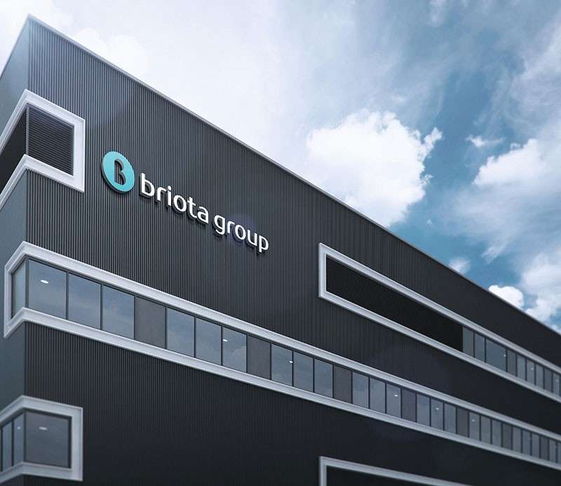 办公楼外墙立体LOGO标志牌样机模板PSD 样机素材 sucaiwan.com