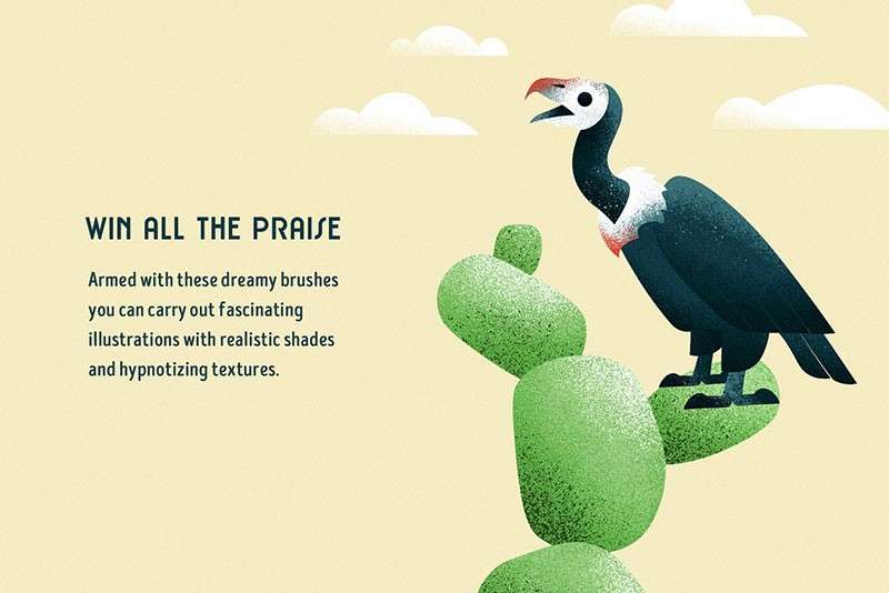 35个噪点着色Affinity笔刷 笔刷资源 sucaiwan.com