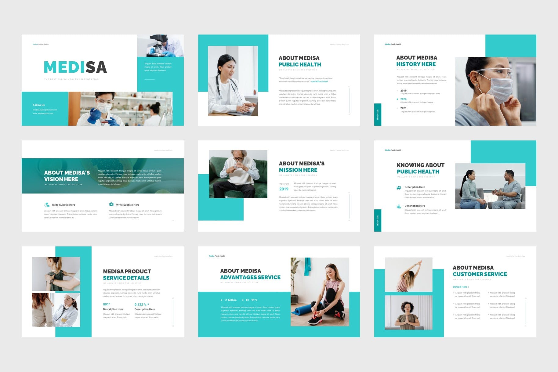 公共卫生健康PowerPoint演示文稿模板 Medisa – Public Health PowerPoint Template 幻灯图表 第2张-素材湾丨精选海外优质设计素材资源 公共卫生健康PowerPoint演示文稿模板 Medisa – Public Health PowerPoint Template 幻灯图表 sucaiwan.com