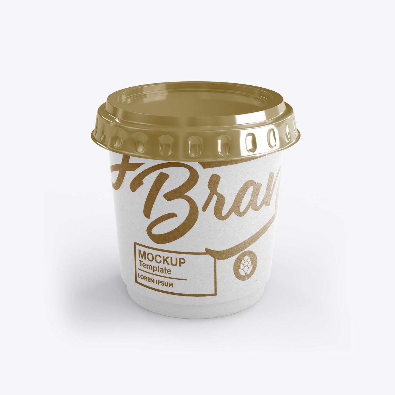 盖子纸咖啡杯品牌包装设计样机套装 Set Paper Coffee Cup With Sleeve Mockup 样机素材 sucaiwan.com