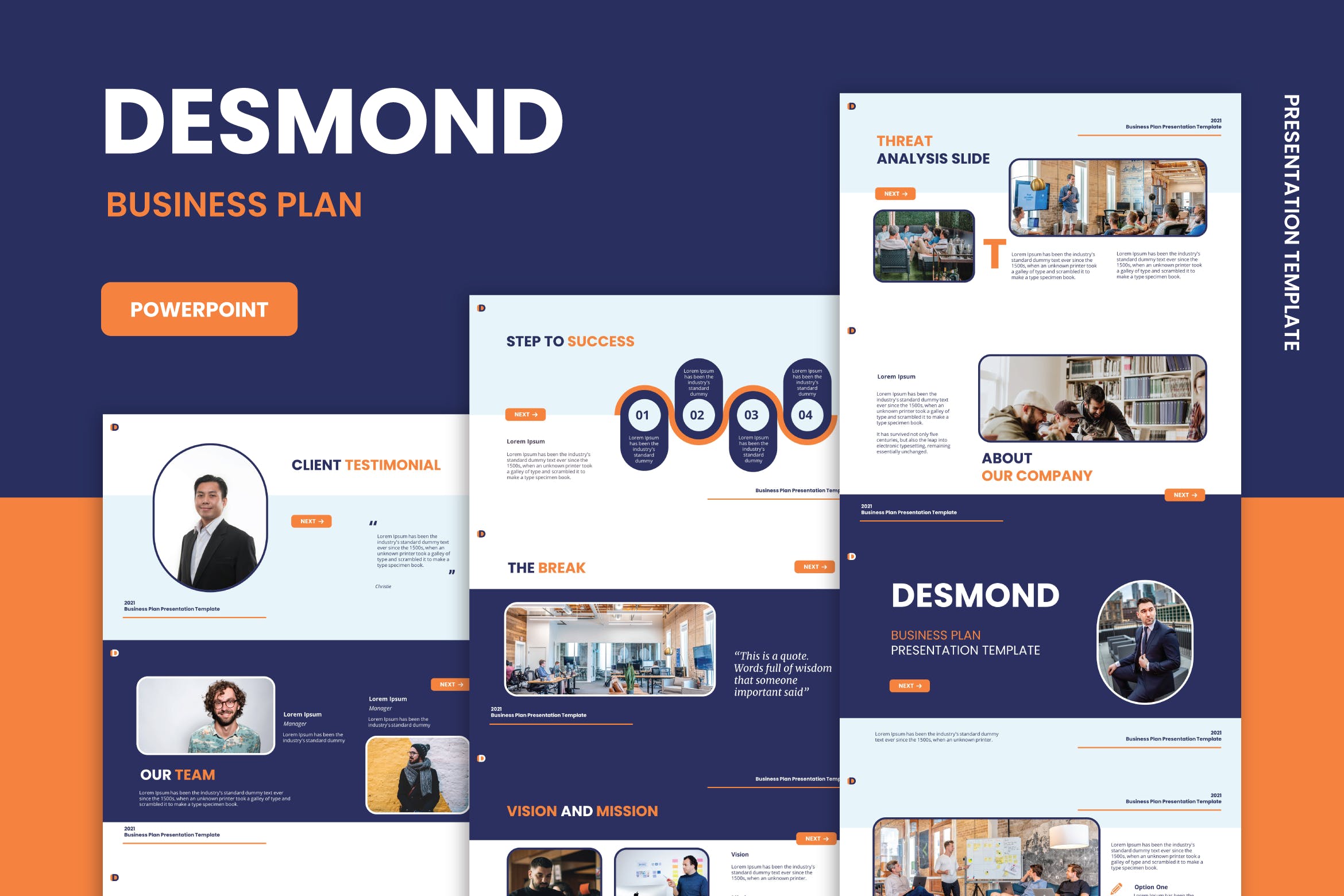 商业计划演示PPT幻灯片模板 Business Plan Powerpoint Template 幻灯图表 sucaiwan.com