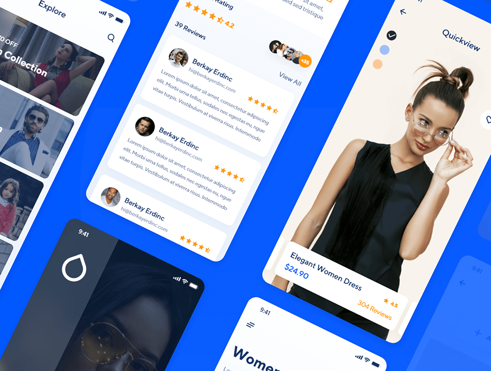 购物电商应用iOS UI 套件 APP UI sucaiwan.com