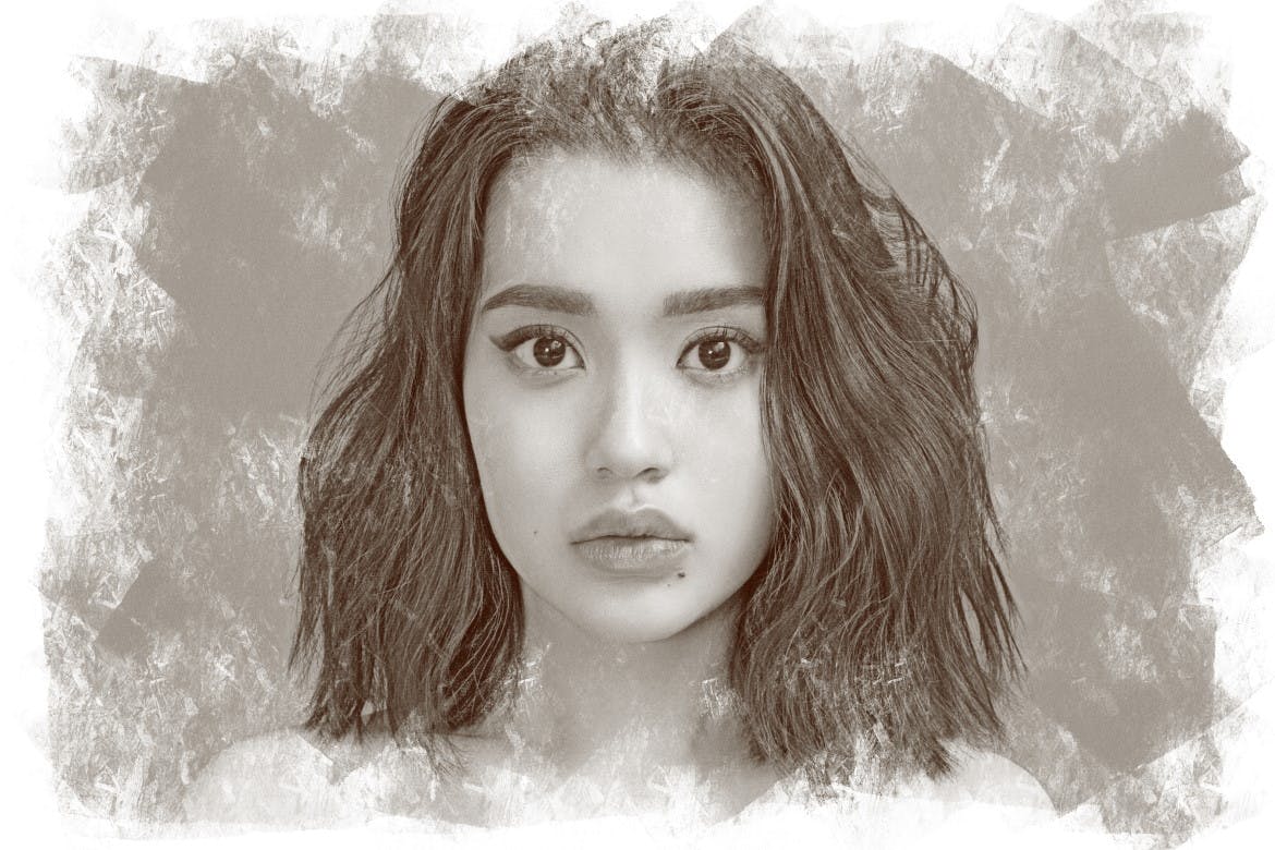 复古摄影照片特效PS图层样式 Frame Burst Photo Effect 插件预设 sucaiwan.com