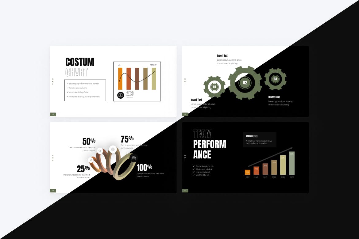 宠物摄影极简主义PPT幻灯片模板下载 Pet Photography Minimalist PowerPoint Template 幻灯图表 sucaiwan.com