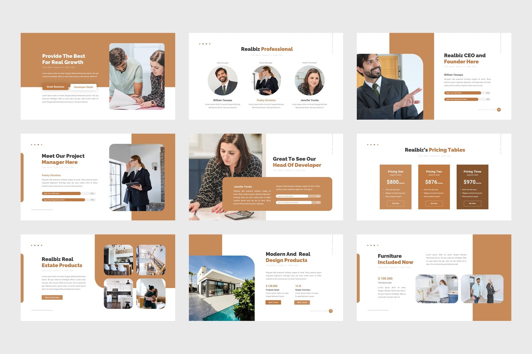 房地产业务PPT创意模板 Realbiz – Estate Business PowerPoint Template 幻灯图表 第3张-素材湾丨精选海外优质设计素材资源 房地产业务PPT创意模板 Realbiz – Estate Business PowerPoint Template 幻灯图表 sucaiwan.com