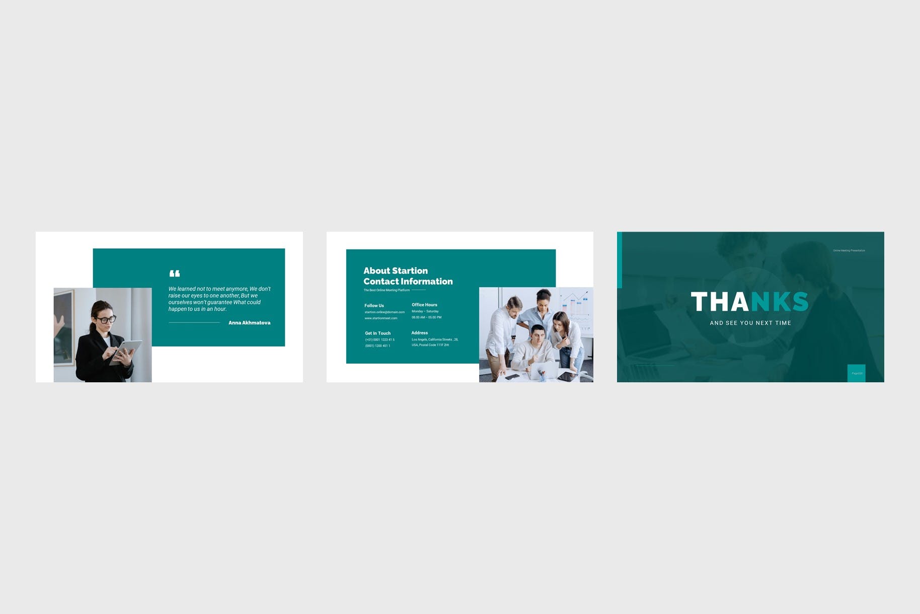 在线会议Powerpoint模板下载 Startion – Online Meeting PowerPoint Template 幻灯图表 第5张-素材湾丨精选海外优质设计素材资源 在线会议Powerpoint模板下载 Startion – Online Meeting PowerPoint Template 幻灯图表 sucaiwan.com