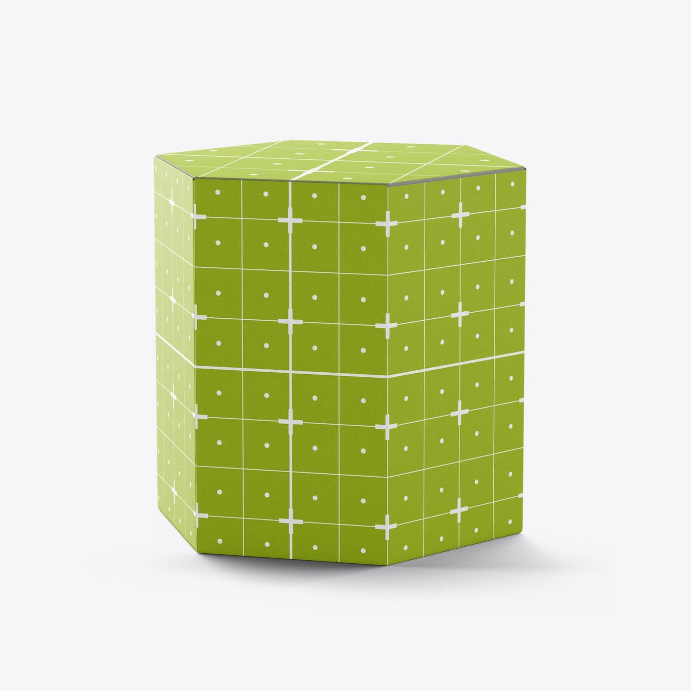 六边形长方体纸盒包装设计样机 Hexagonal Box Mockup 样机素材 sucaiwan.com