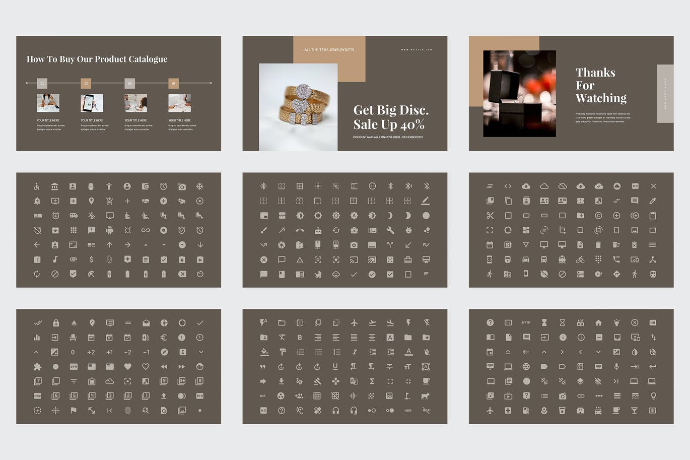 珠宝首饰品牌PowerPoint演示文稿模板 Mozela – Jewerly Catalogue Powerpoint Template 幻灯图表 第6张-素材湾丨精选海外优质设计素材资源 珠宝首饰品牌PowerPoint演示文稿模板 Mozela – Jewerly Catalogue Powerpoint Template 幻灯图表 sucaiwan.com