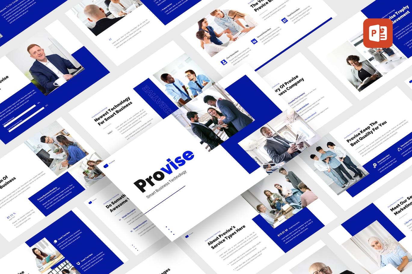 商业技术演示PPT模板 Provise – Business Technology PowerPoint Template 幻灯图表 第1张-素材湾丨精选海外优质设计素材资源 商业技术演示PPT模板 Provise – Business Technology PowerPoint Template 幻灯图表 sucaiwan.com
