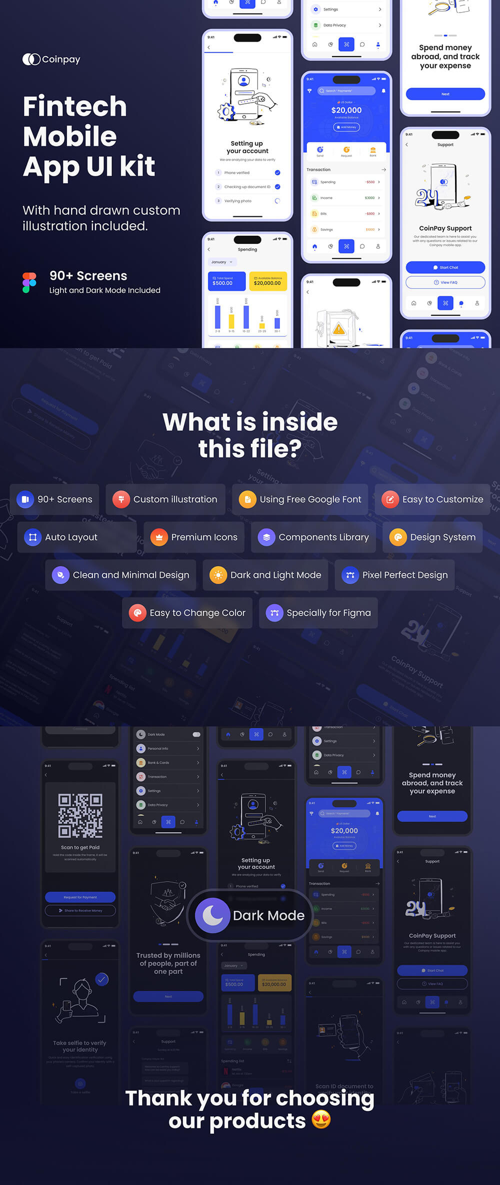 金融科技金融App移动应用程序 UI 套件 APP UI sucaiwan.com