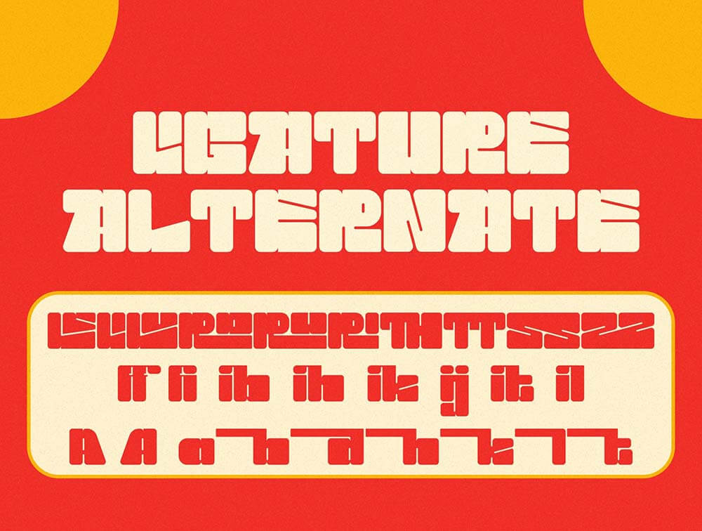 Gokil独特的粗体显示字体 设计素材 sucaiwan.com