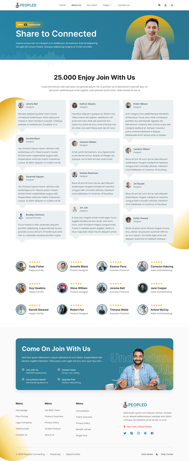 在线会议App应用程序UI设计模板 Peopled – Online Meeting App UI Template APP UI sucaiwan.com