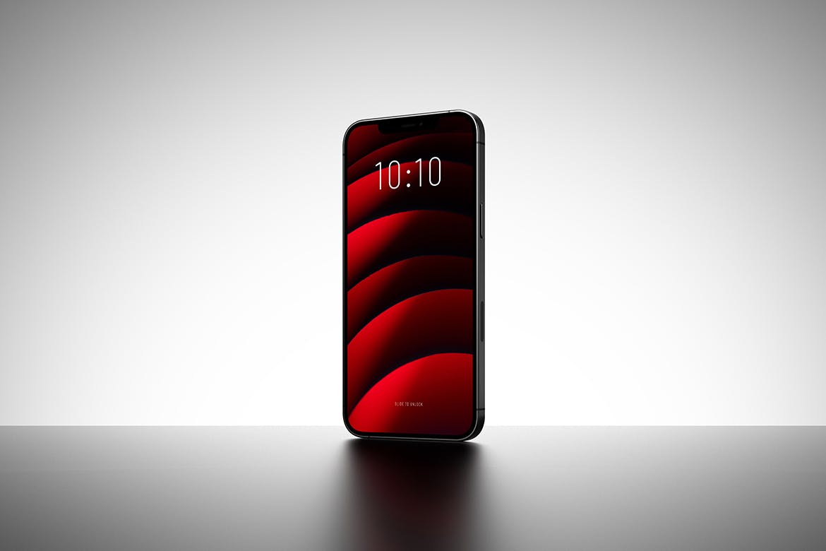 纵向iPhone屏幕效果图手机样机 Portrait iPhone Screen Mockup 样机素材 sucaiwan.com