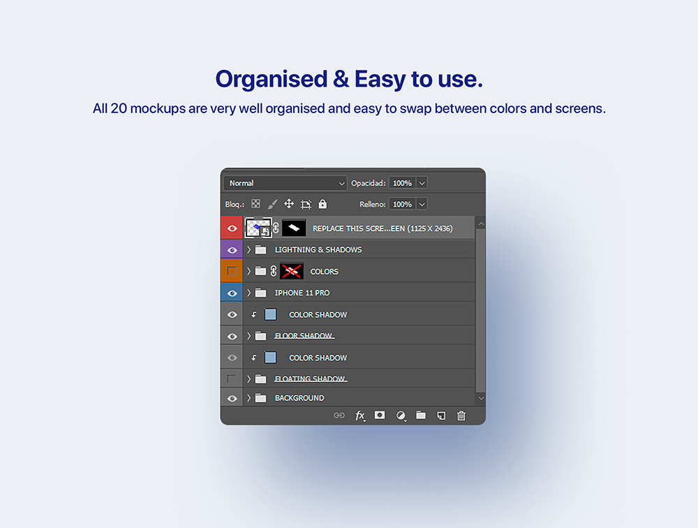 20 个iPhone 11 Pro手机粘土样机 样机素材 sucaiwan.com