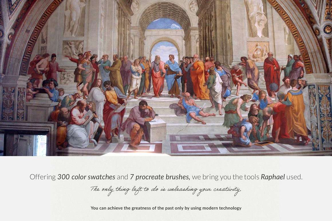 拉斐尔(Raffaello Santi)古典艺术油画Procreate笔刷 笔刷资源 第4张-素材湾丨精选海外优质设计素材资源 拉斐尔(Raffaello Santi)古典艺术油画Procreate笔刷 笔刷资源 sucaiwan.com