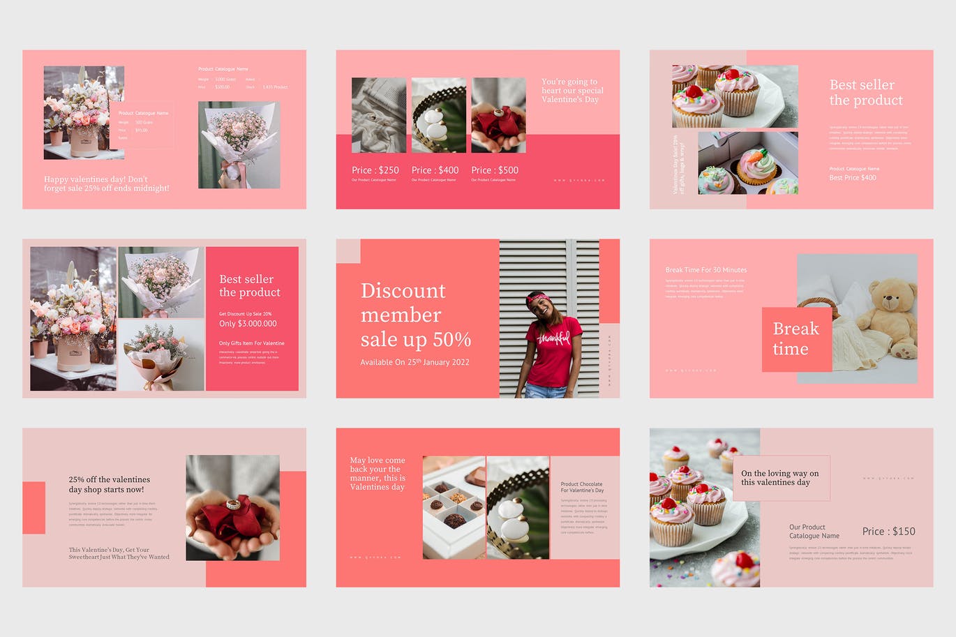 情人节食品目录Powerpoint模板下载 Qyvora – Valentine Catalogue Powerpoint 幻灯图表 第2张-素材湾丨精选海外优质设计素材资源 情人节食品目录Powerpoint模板下载 Qyvora – Valentine Catalogue Powerpoint 幻灯图表 sucaiwan.com