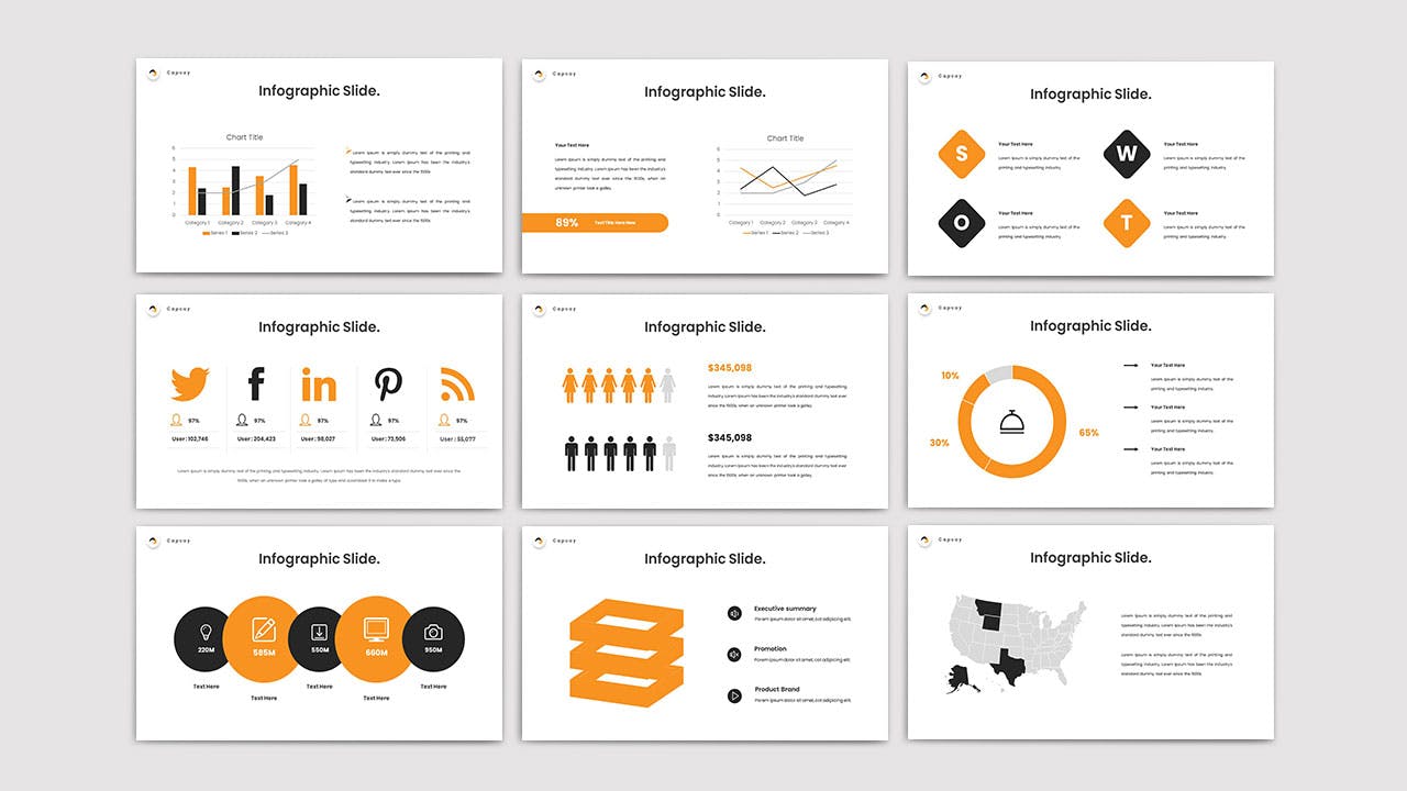 食品菜肴展示Powerpoint模板 CAPCAY – Food Powerpoint Template 幻灯图表 sucaiwan.com