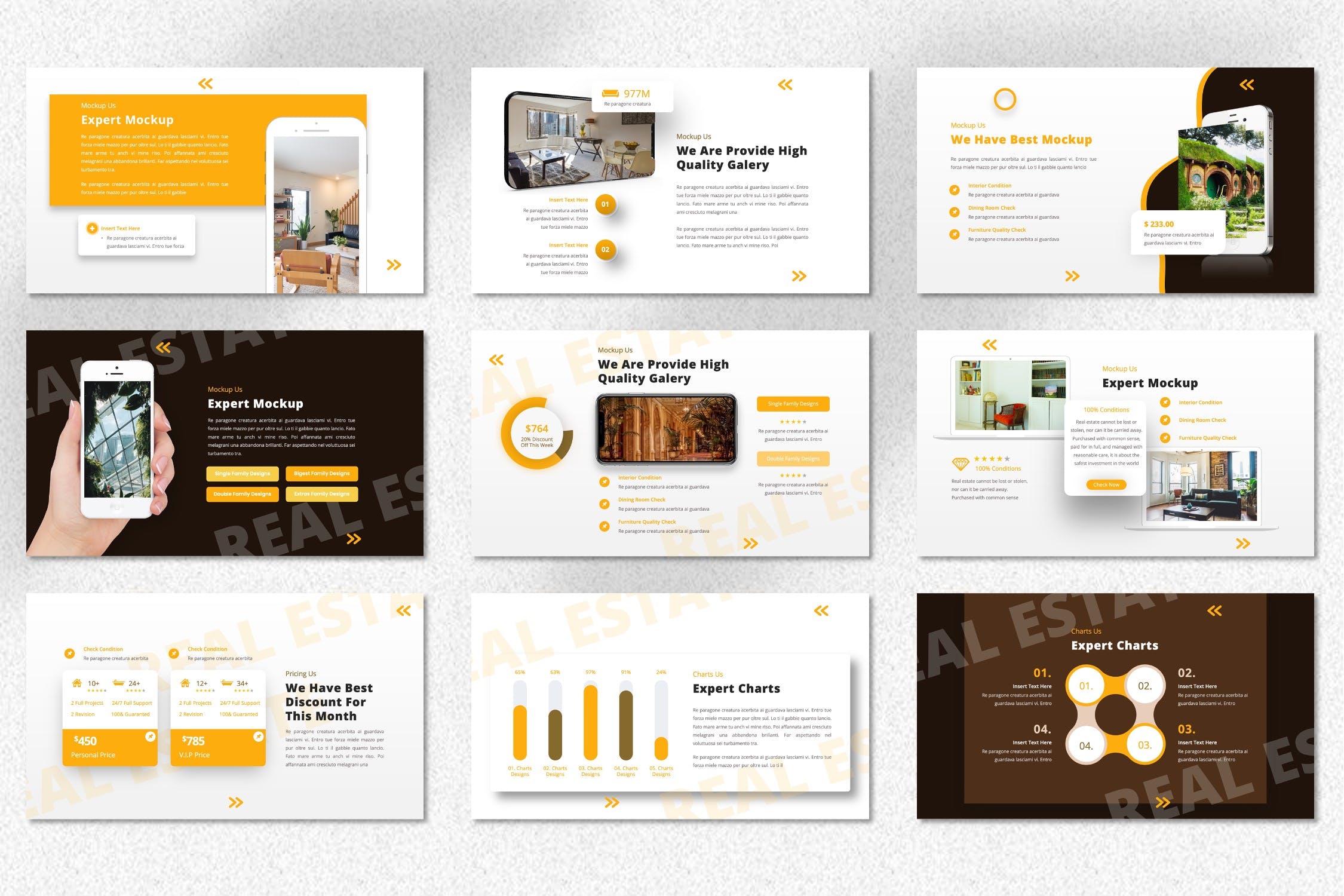 房地产管理PPT幻灯片模板 Bessa – Real Estate Powerpoint Template 幻灯图表 sucaiwan.com