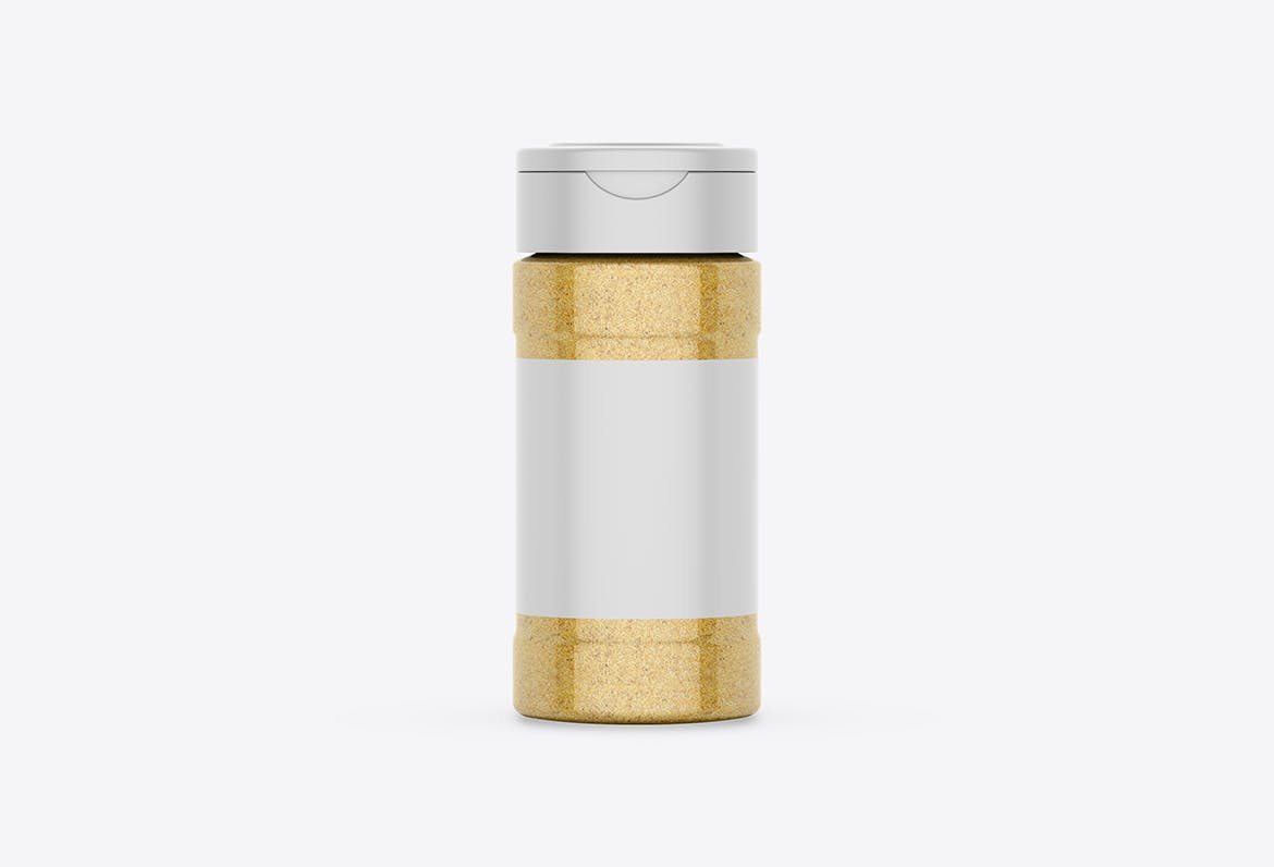 大蒜粉瓶包装设计样机 Garlic Powder Bottle Mockup 样机素材 sucaiwan.com