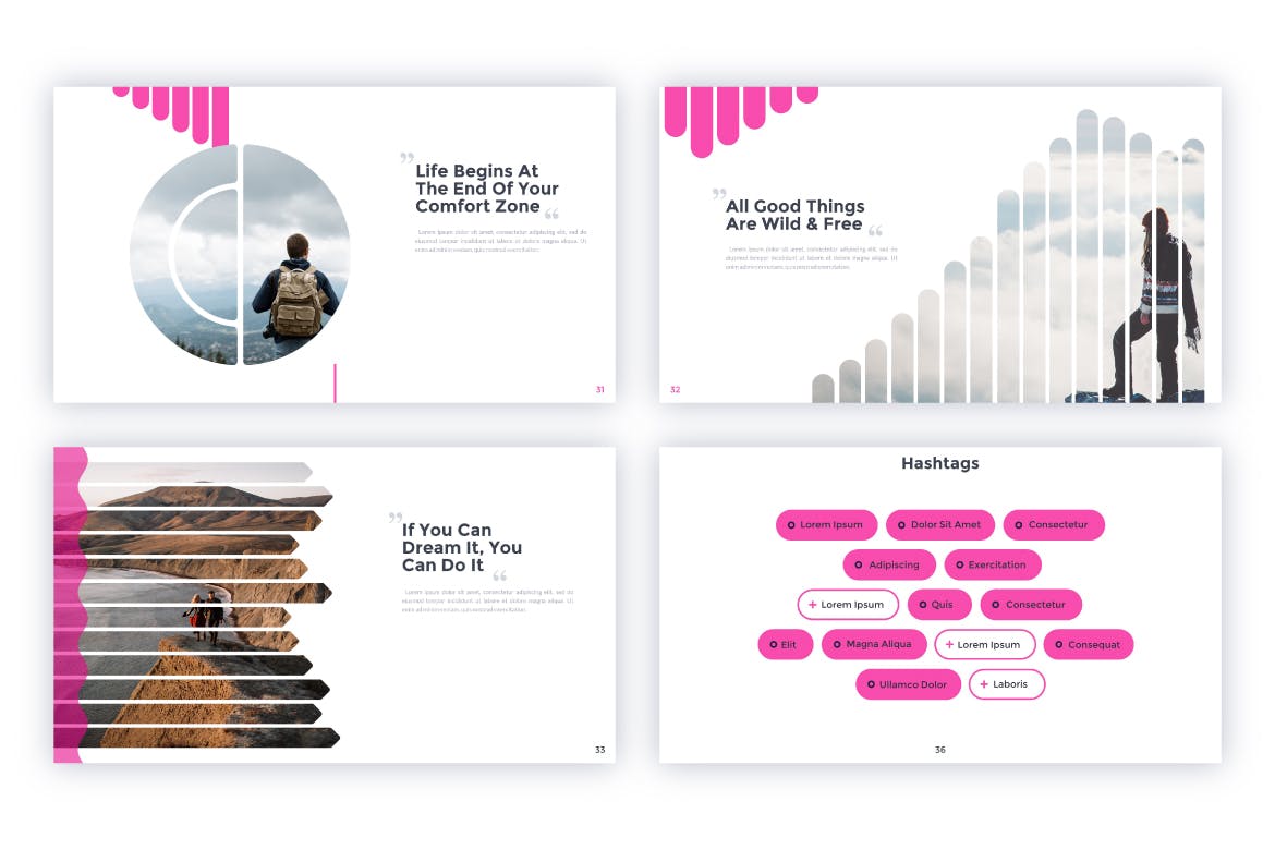 数据图表动画演示PPT模板 Futurist For Powerpoint 幻灯图表 sucaiwan.com