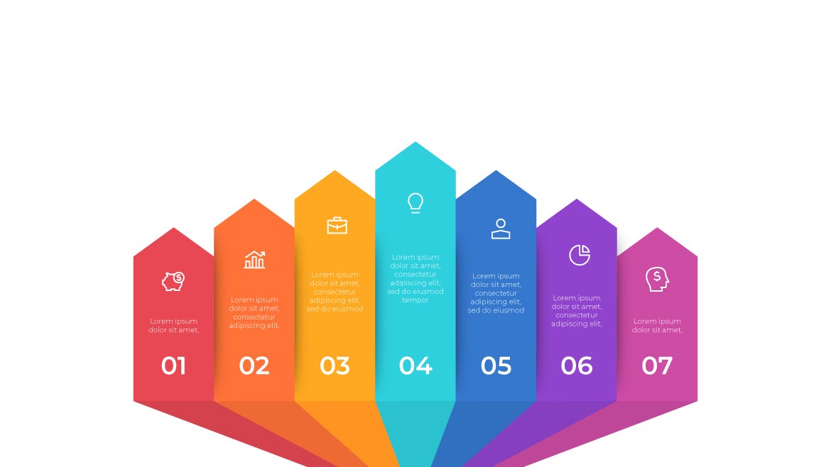 数据可视化信息图表元素集v9 Infographics Elements Set 09 幻灯图表 sucaiwan.com