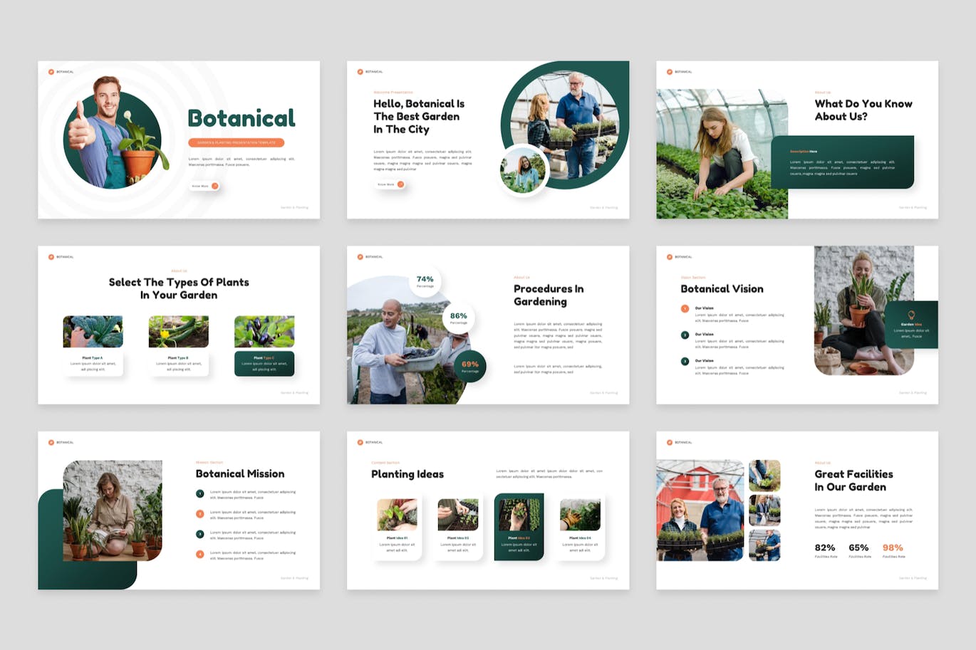 花园&种植演示文稿PPT模板 Botanical – Garden & Planting PowerPoint 幻灯图表 第3张-素材湾丨精选海外优质设计素材资源 花园&种植演示文稿PPT模板 Botanical – Garden & Planting PowerPoint 幻灯图表 sucaiwan.com