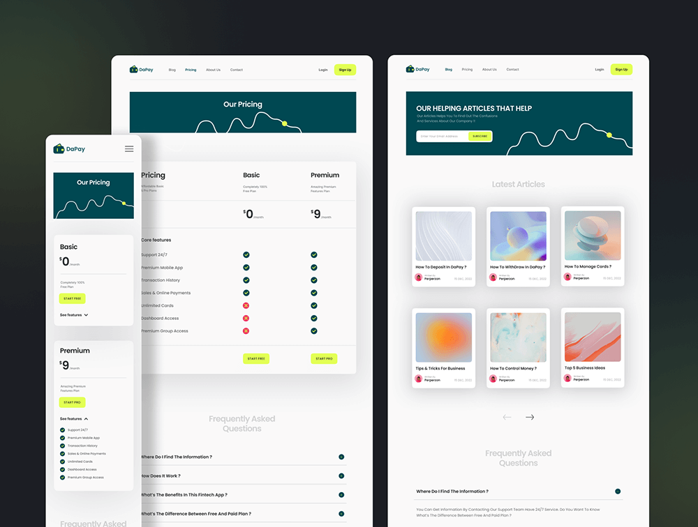 金融科技网站登陆页面UI套件 APP UI sucaiwan.com
