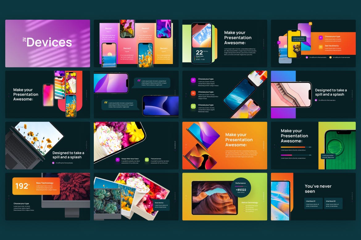 IT设备创意样机PowerPoint演示模板 It Device Creative Mockup PowerPoint Template 幻灯图表 第2张-素材湾丨精选海外优质设计素材资源 IT设备创意样机PowerPoint演示模板 It Device Creative Mockup PowerPoint Template 幻灯图表 sucaiwan.com