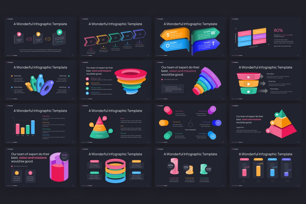 3D信息图表创意PPT幻灯片模板下载 3D Infographic Creative PowerPoint Template 幻灯图表 第3张-素材湾丨精选海外优质设计素材资源 3D信息图表创意PPT幻灯片模板下载 3D Infographic Creative PowerPoint Template 幻灯图表 sucaiwan.com