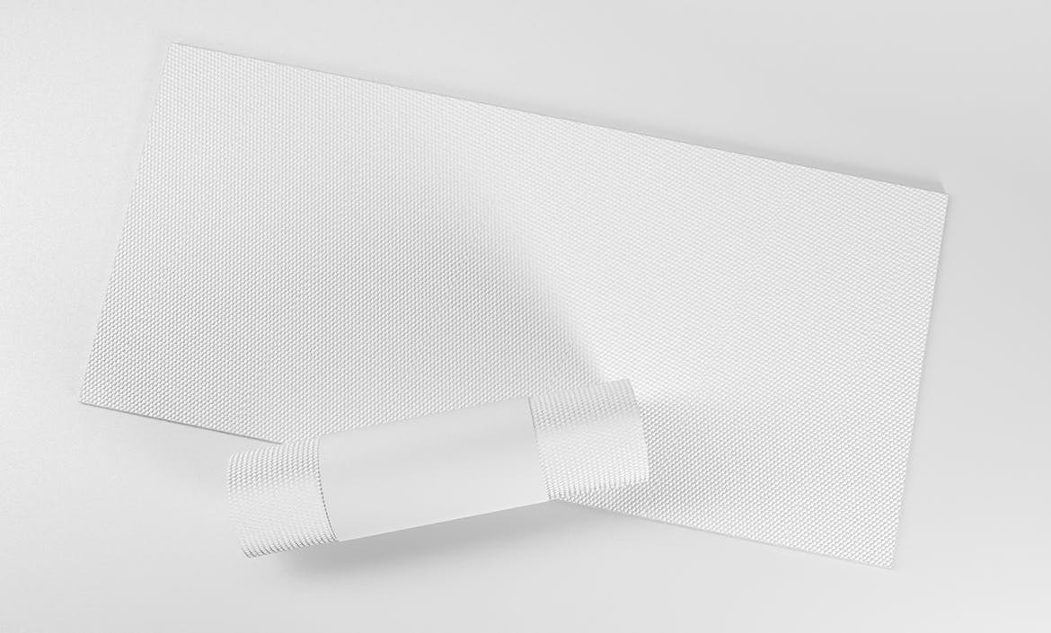 展开和卷状瑜伽垫品牌图案设计样机 Open and Rolled Yoga Mats Mockup 样机素材 sucaiwan.com