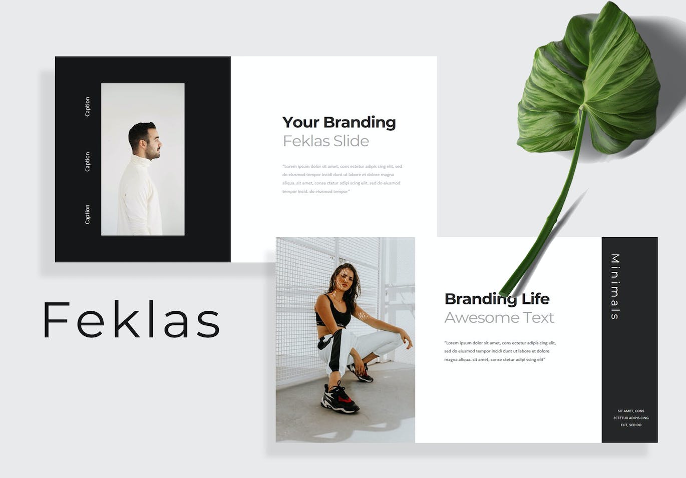 时尚服装展示PPT模板下载 Feklas Minimal PowerPoint 幻灯图表 第7张-素材湾丨精选海外优质设计素材资源 时尚服装展示PPT模板下载 Feklas Minimal PowerPoint 幻灯图表 sucaiwan.com