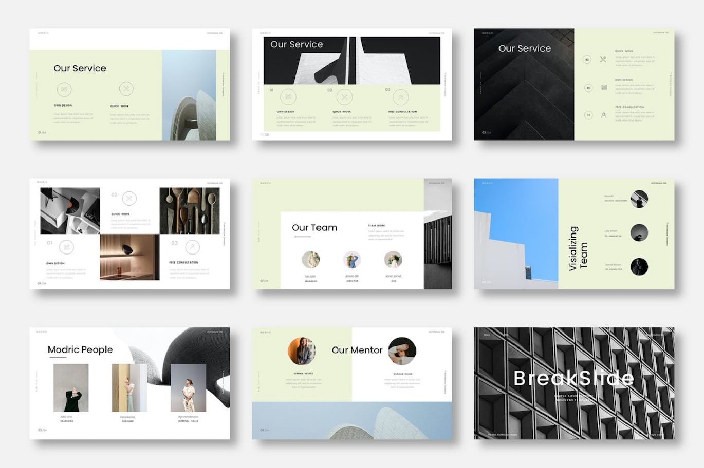 商业工作报告Powerpoint模板 Modric – Business PowerPoint Template 幻灯图表 第4张-素材湾丨精选海外优质设计素材资源 商业工作报告Powerpoint模板 Modric – Business PowerPoint Template 幻灯图表 sucaiwan.com