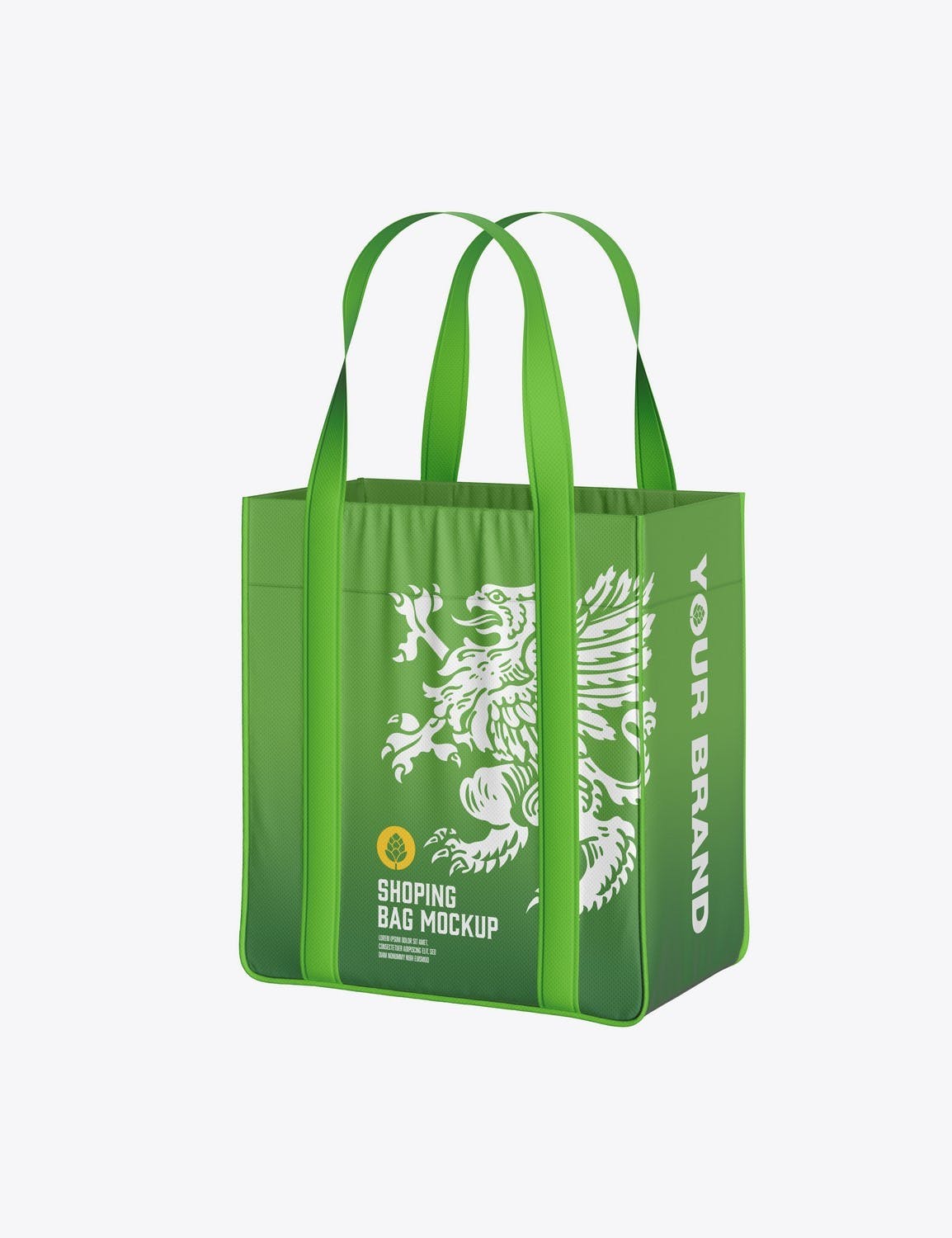 生态帆布袋包装Logo设计样机 Eco Canvas Bag Mockup 样机素材 sucaiwan.com