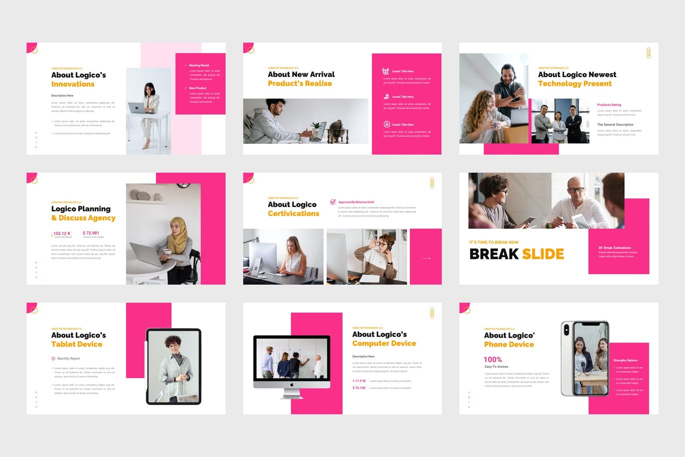 创新技术科技Powerpoint幻灯片模板 Logico – Creative Technology PowerPoint Template 幻灯图表 第2张-素材湾丨精选海外优质设计素材资源 创新技术科技Powerpoint幻灯片模板 Logico – Creative Technology PowerPoint Template 幻灯图表 sucaiwan.com