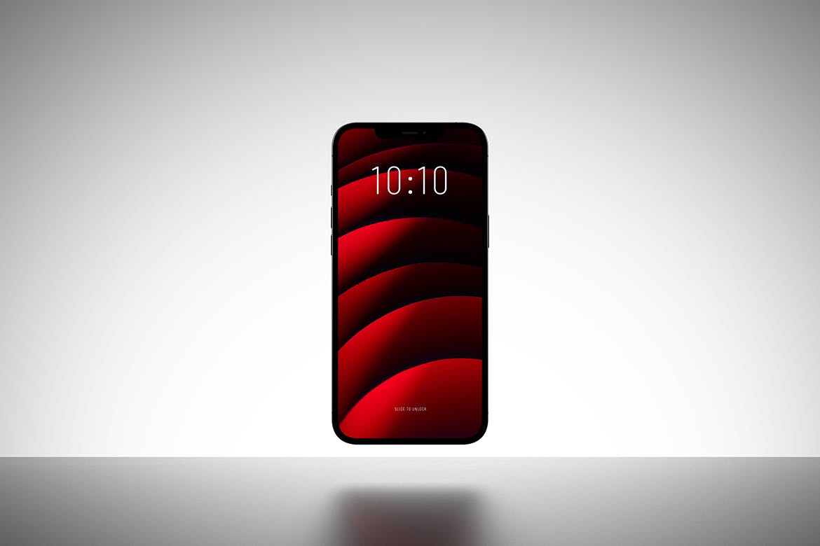 纵向iPhone屏幕效果图手机样机 Portrait iPhone Screen Mockup 样机素材 sucaiwan.com