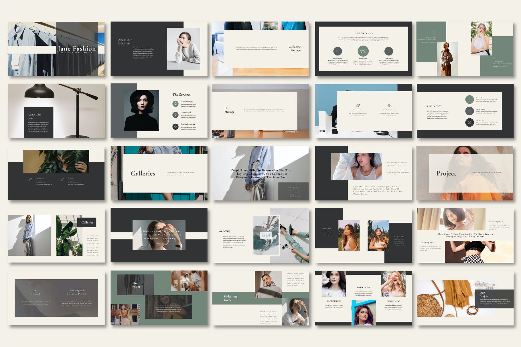 简约时尚服装品牌PowerPoint演示模板 Jane Fashion Powerpoint Template 幻灯图表 第2张-素材湾丨精选海外优质设计素材资源 简约时尚服装品牌PowerPoint演示模板 Jane Fashion Powerpoint Template 幻灯图表 sucaiwan.com