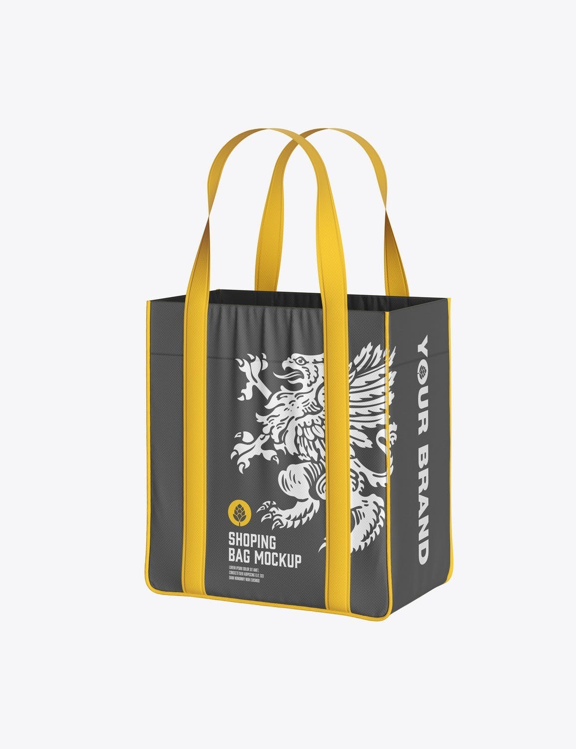 生态帆布袋包装Logo设计样机 Eco Canvas Bag Mockup 样机素材 sucaiwan.com