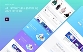 高性能网站主题UI/UX着陆页模板