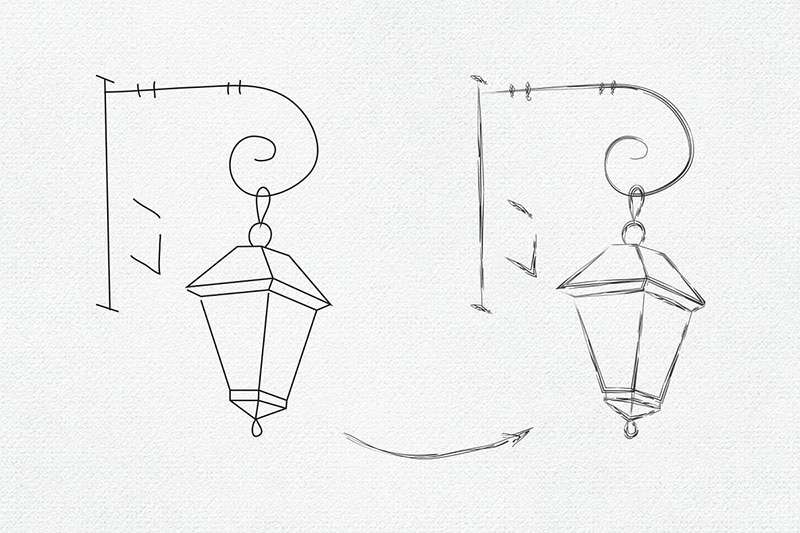 15个适用于Illustrator的手绘矢量素描笔刷 笔刷资源 sucaiwan.com