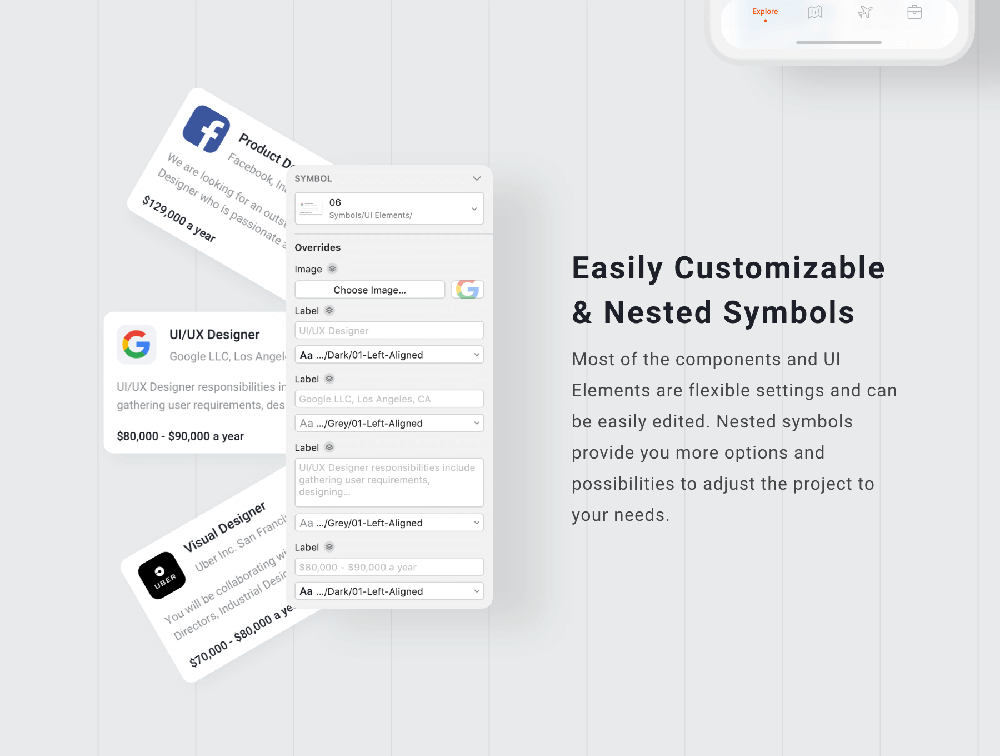 旅行App应用iOS设计系统 APP UI sucaiwan.com
