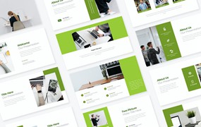 企业项目介绍PPT幻灯片设计模板 Think Business PowerPoint
