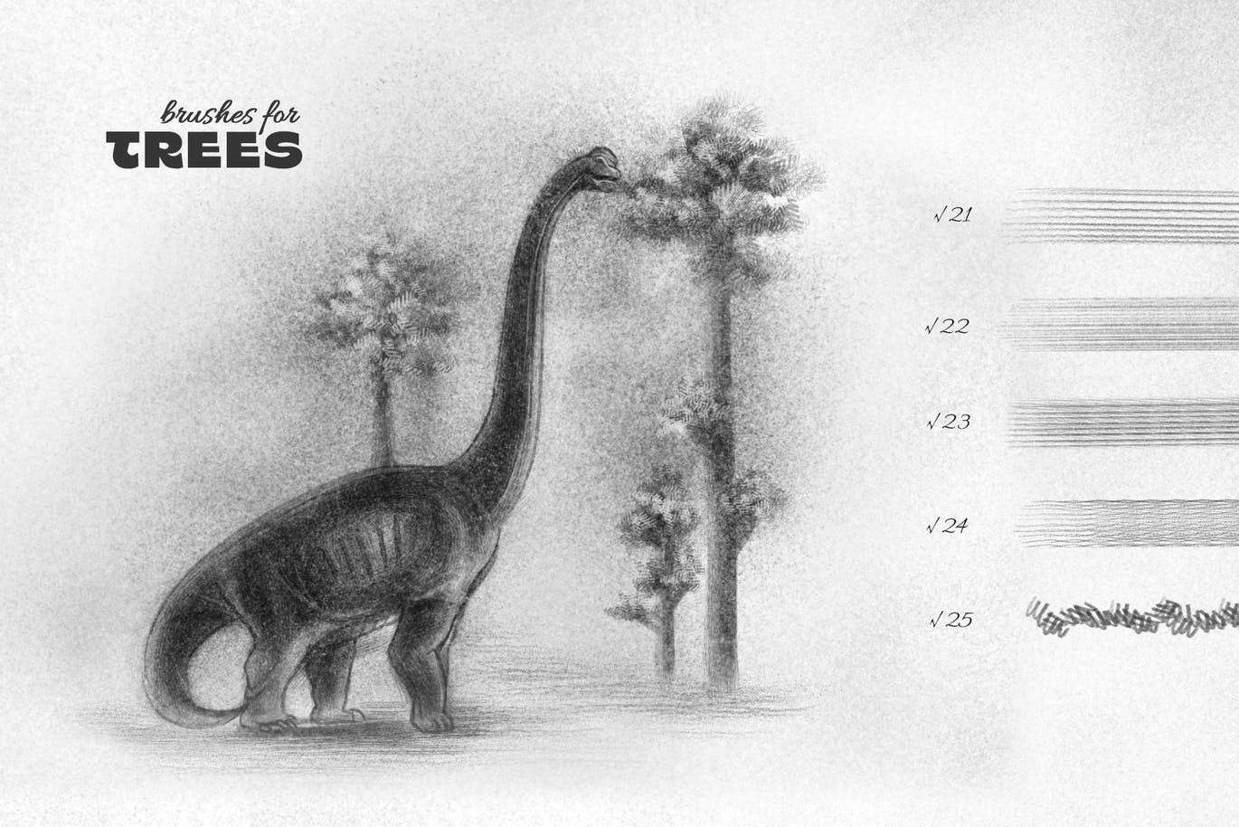 25个素描速写Affinity笔刷 笔刷资源 sucaiwan.com