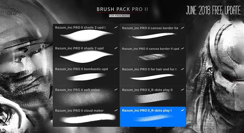 82个油画绘画Procreate笔刷 笔刷资源 sucaiwan.com