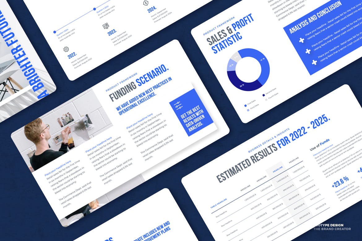 白皮书公司机构演示PPT模板下载 White Paper Powerpoint 幻灯图表 sucaiwan.com