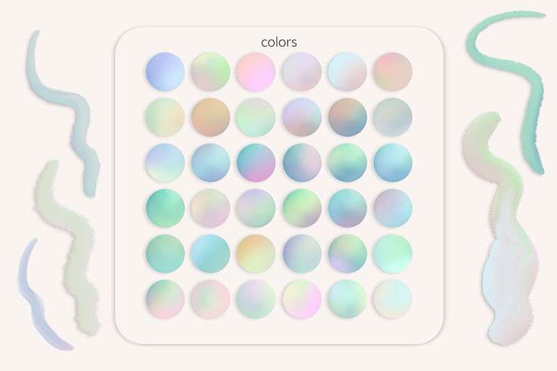 200+卡通数字板绘混合器笔刷套装+视频教程 笔刷资源 sucaiwan.com