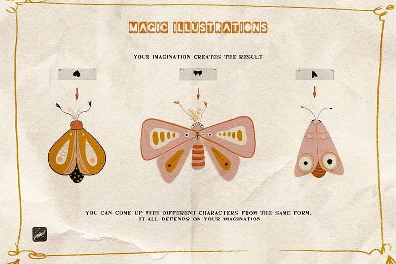创意抽象插图Procreate笔刷 笔刷资源 sucaiwan.com