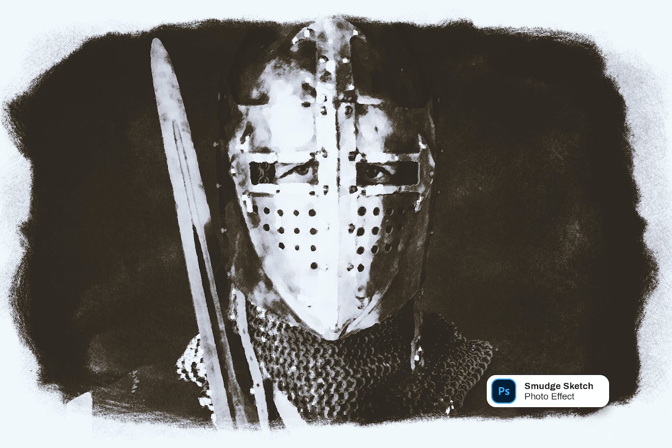 涂抹素描照片效果ps图层样式 Smudge Sketch Photo Effect 插件预设 第1张-素材湾丨精选海外优质设计素材资源 涂抹素描照片效果ps图层样式 Smudge Sketch Photo Effect 插件预设 sucaiwan.com