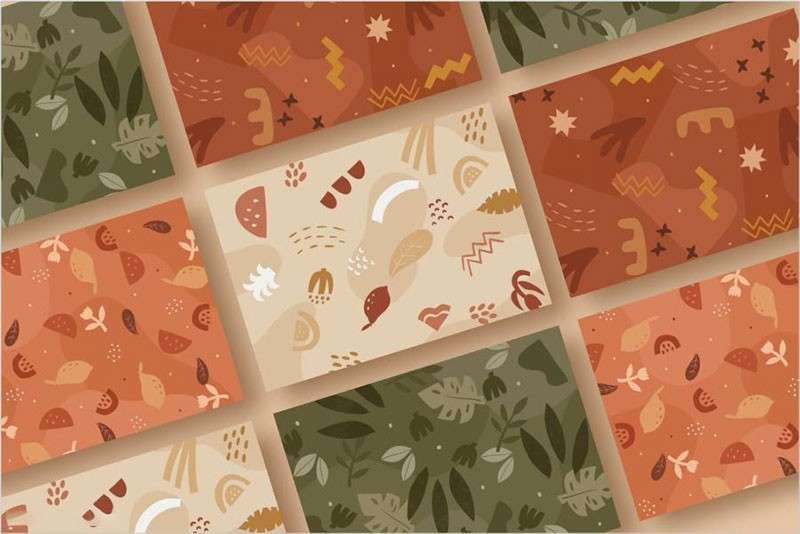 手绘抽象图案Procreate笔刷 笔刷资源 sucaiwan.com