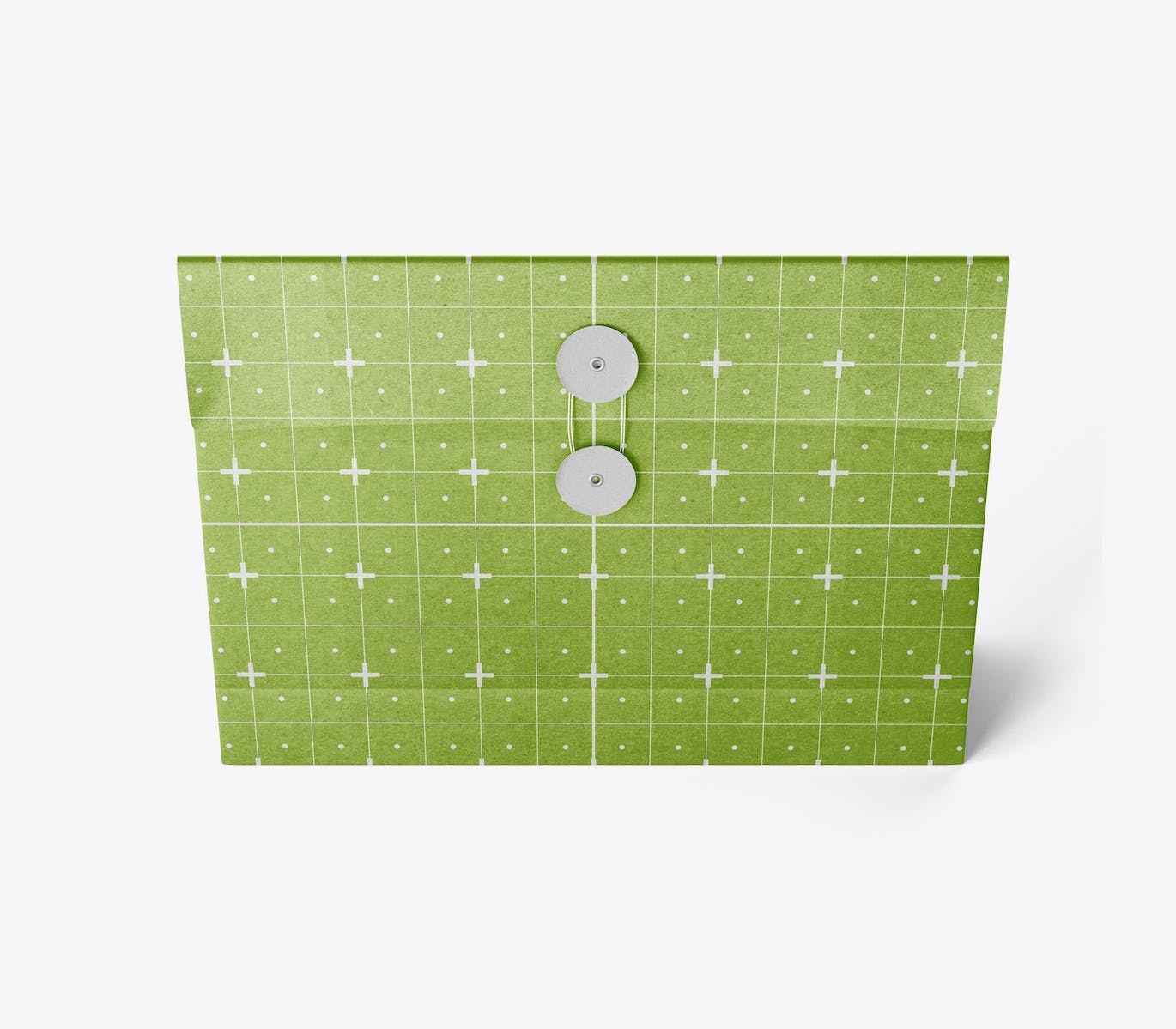 绕绳纸文件袋夹设计样机 Kraft Folder with Bow mockup 样机素材 sucaiwan.com